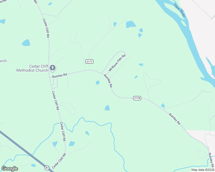 map of restaurants, bars, coffee shops, grocery stores, and more near 5023 Rumley Road in Graham