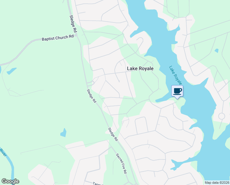 map of restaurants, bars, coffee shops, grocery stores, and more near 113 Mohave Drive in Louisburg