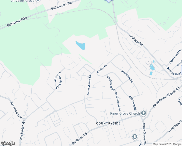 map of restaurants, bars, coffee shops, grocery stores, and more near 2313 Park Edge Way in Knoxville