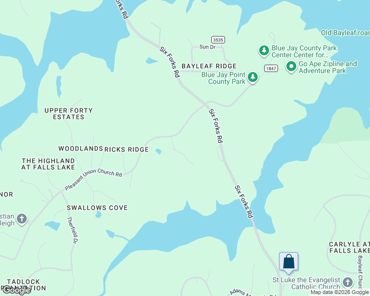 map of restaurants, bars, coffee shops, grocery stores, and more near 2816 Pleasant Union Church Road in Raleigh