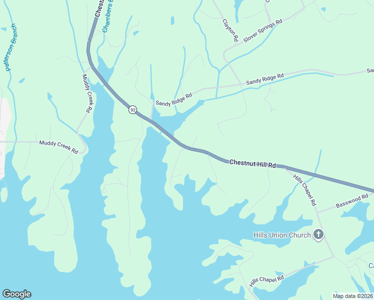 map of restaurants, bars, coffee shops, grocery stores, and more near 2297 Chestnut Hill Road in Dandridge