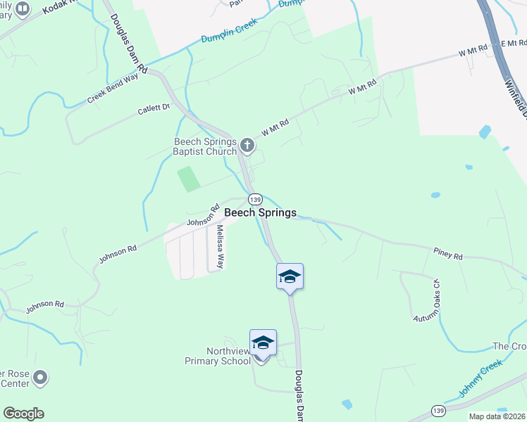 map of restaurants, bars, coffee shops, grocery stores, and more near 3388 Douglas Dam Road in Kodak
