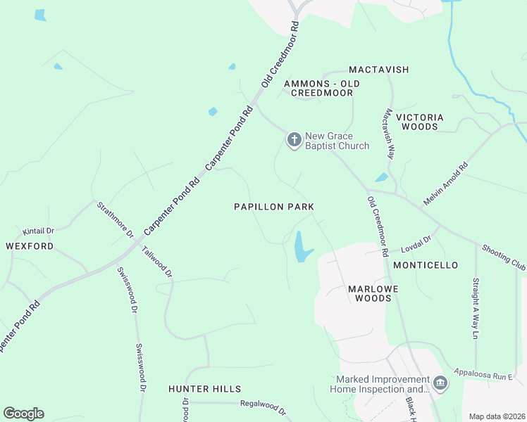 map of restaurants, bars, coffee shops, grocery stores, and more near 6832 Viceroy Drive in Raleigh