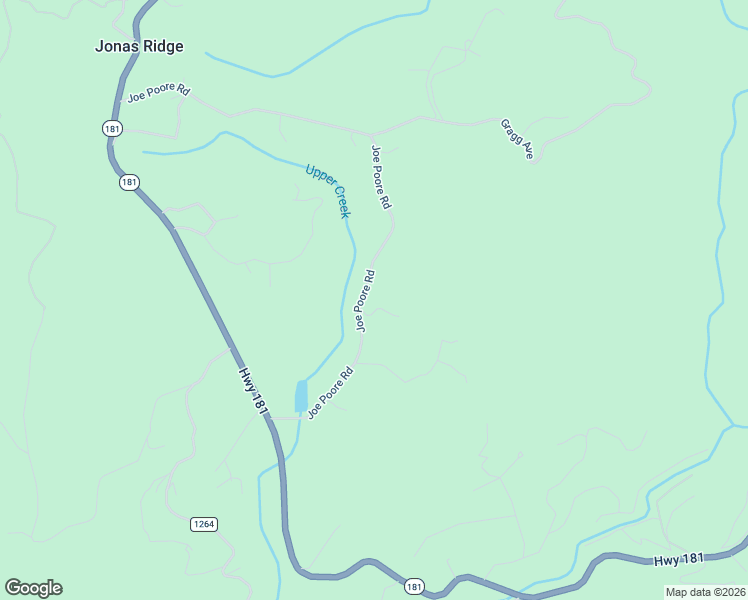 map of restaurants, bars, coffee shops, grocery stores, and more near 7888 Joe Poore Road in Newland