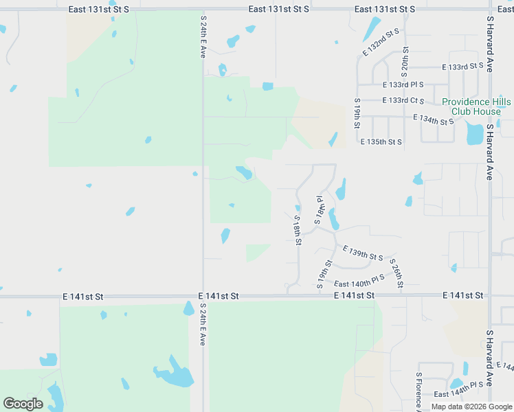 map of restaurants, bars, coffee shops, grocery stores, and more near 13825 South Lewis Avenue in Bixby