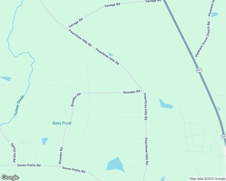 map of restaurants, bars, coffee shops, grocery stores, and more near 2204 Bowden Road in Spring Hope
