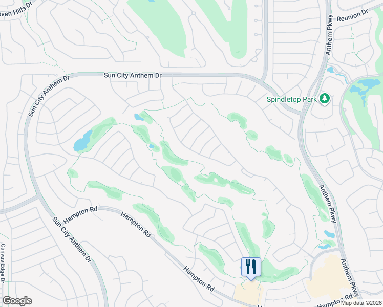 map of restaurants, bars, coffee shops, grocery stores, and more near 1701 Warrington Drive in Henderson