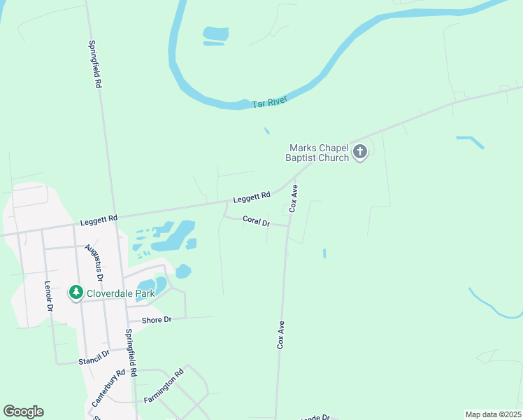 map of restaurants, bars, coffee shops, grocery stores, and more near 1846 Topaz Avenue in Rocky Mount