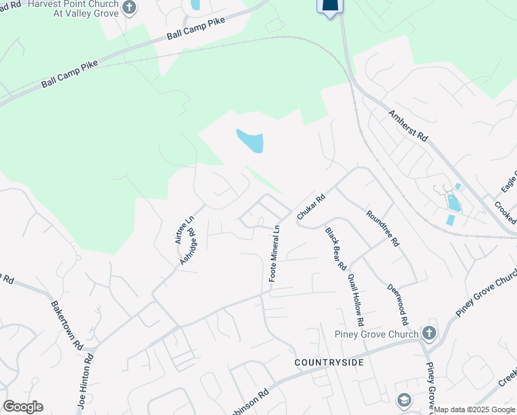 map of restaurants, bars, coffee shops, grocery stores, and more near 2245 Country Estates Way in Knoxville