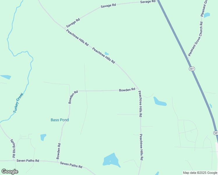 map of restaurants, bars, coffee shops, grocery stores, and more near 2204 Bowden Road in Spring Hope
