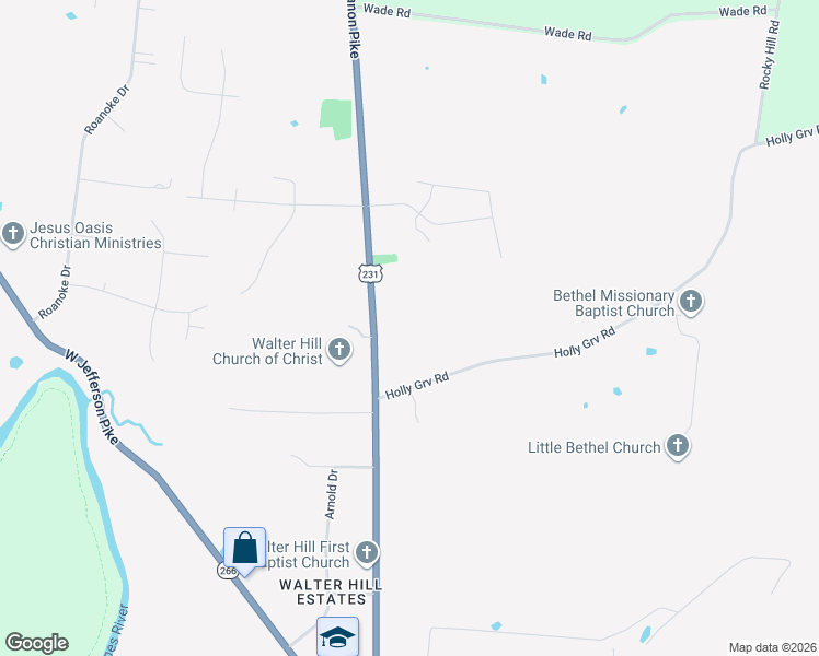 map of restaurants, bars, coffee shops, grocery stores, and more near 7340 Lebanon Road in Murfreesboro