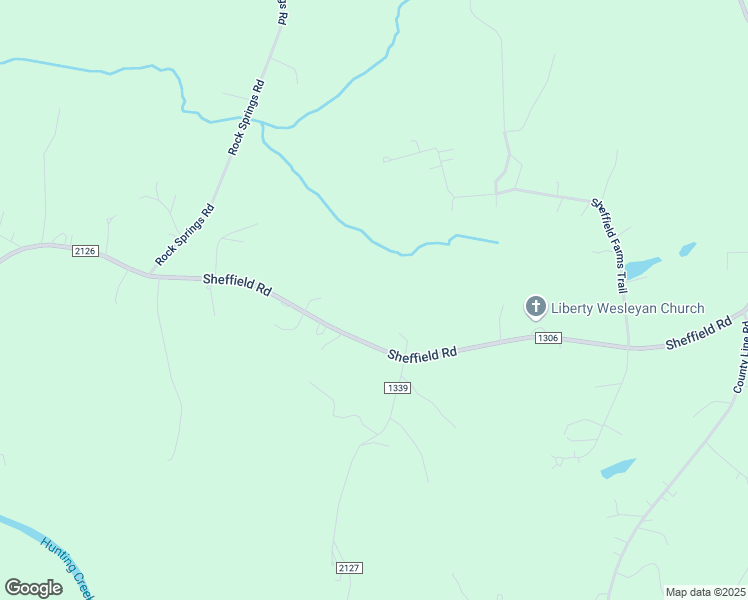 map of restaurants, bars, coffee shops, grocery stores, and more near 2258 Sheffield Road in Harmony