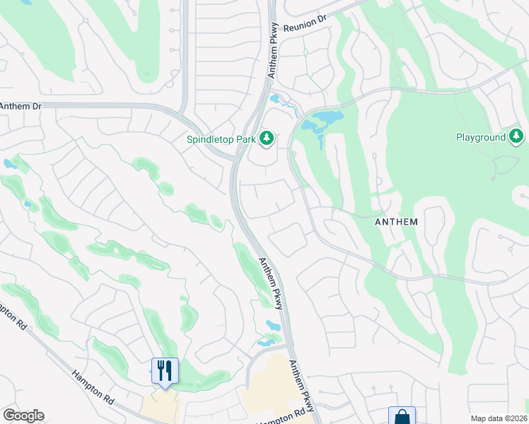 map of restaurants, bars, coffee shops, grocery stores, and more near 35 Emerald Dunes Circle in Henderson