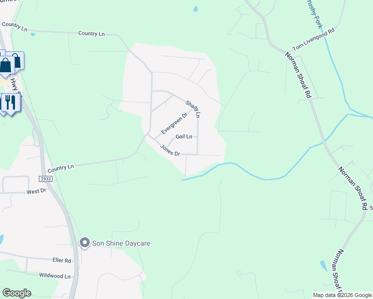 map of restaurants, bars, coffee shops, grocery stores, and more near 325 Jones Dr in Winston-Salem