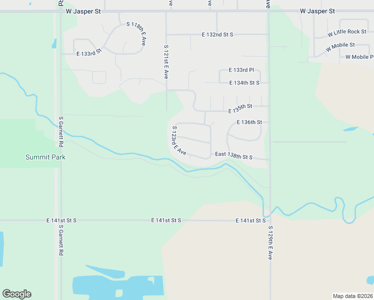 map of restaurants, bars, coffee shops, grocery stores, and more near 12317 East 138th Street South in Broken Arrow