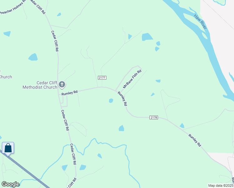 map of restaurants, bars, coffee shops, grocery stores, and more near 4941 Rumley Road in Graham