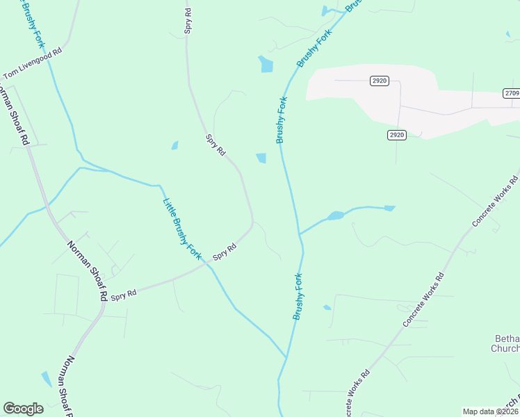 map of restaurants, bars, coffee shops, grocery stores, and more near 715 Spry Road in Winston-Salem