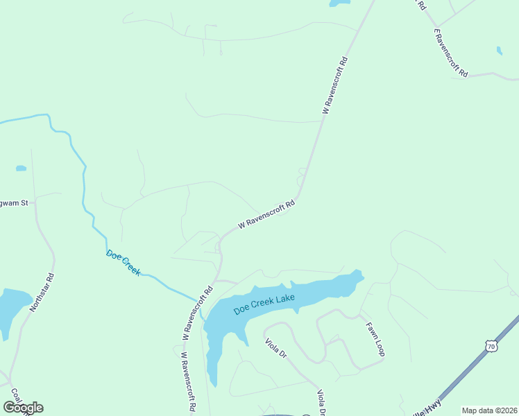 map of restaurants, bars, coffee shops, grocery stores, and more near 1079-1169 West Ravenscroft Road in Sparta