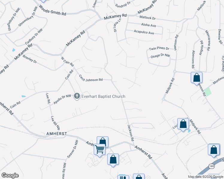 map of restaurants, bars, coffee shops, grocery stores, and more near 1929 Jackson Road in Knoxville