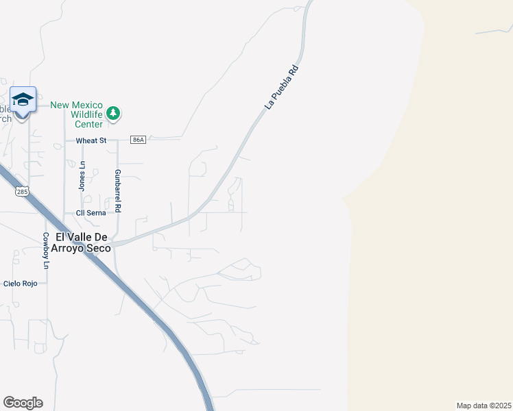 map of restaurants, bars, coffee shops, grocery stores, and more near 21 La Resolana in Española