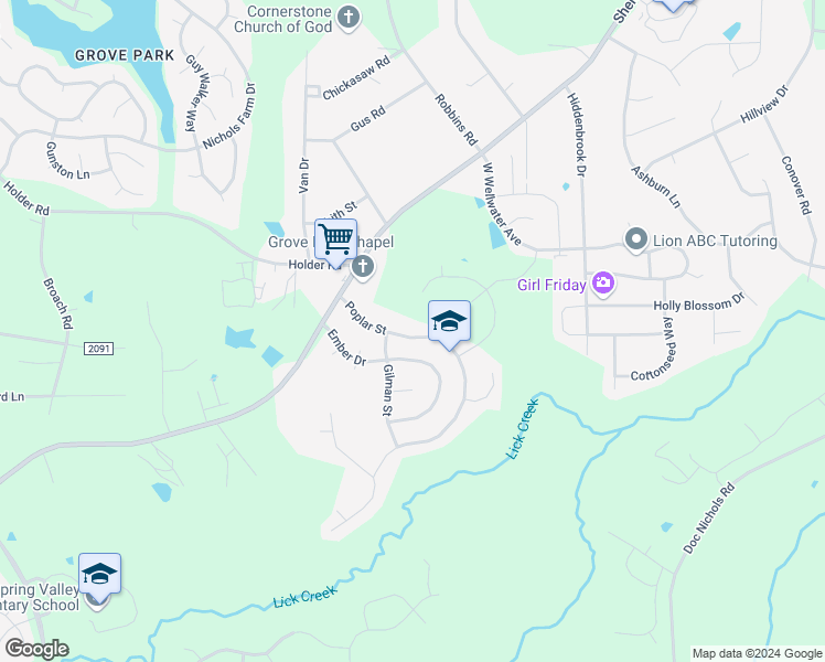 map of restaurants, bars, coffee shops, grocery stores, and more near 611 Poplar Street in Durham