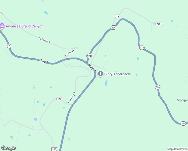 map of restaurants, bars, coffee shops, grocery stores, and more near 4762 Arkansas 7 in Jasper