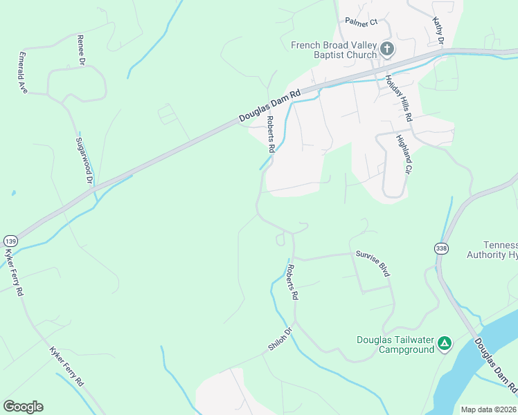 map of restaurants, bars, coffee shops, grocery stores, and more near 805 Sandra Way in Kodak