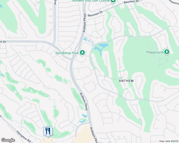 map of restaurants, bars, coffee shops, grocery stores, and more near 1 Emerald Dunes Circle in Henderson