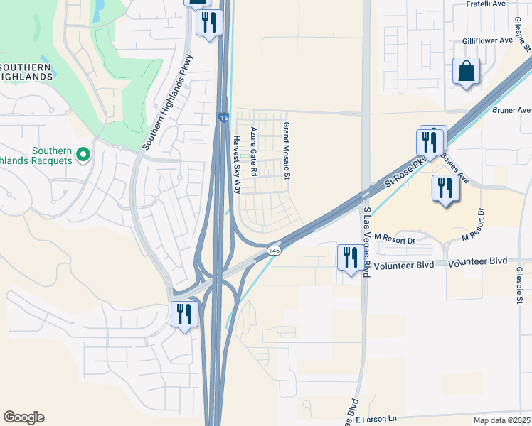 map of restaurants, bars, coffee shops, grocery stores, and more near 12348 Golden Wreath Road in Las Vegas