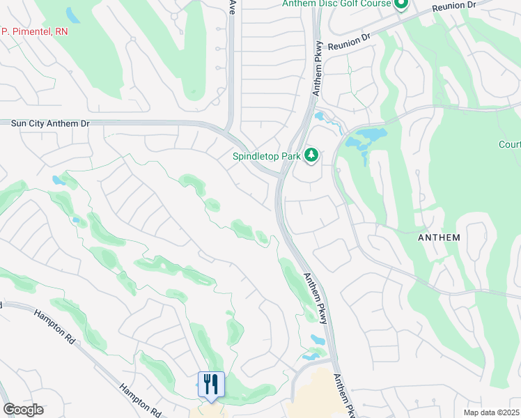 map of restaurants, bars, coffee shops, grocery stores, and more near 2567 Evening Sky Drive in Henderson