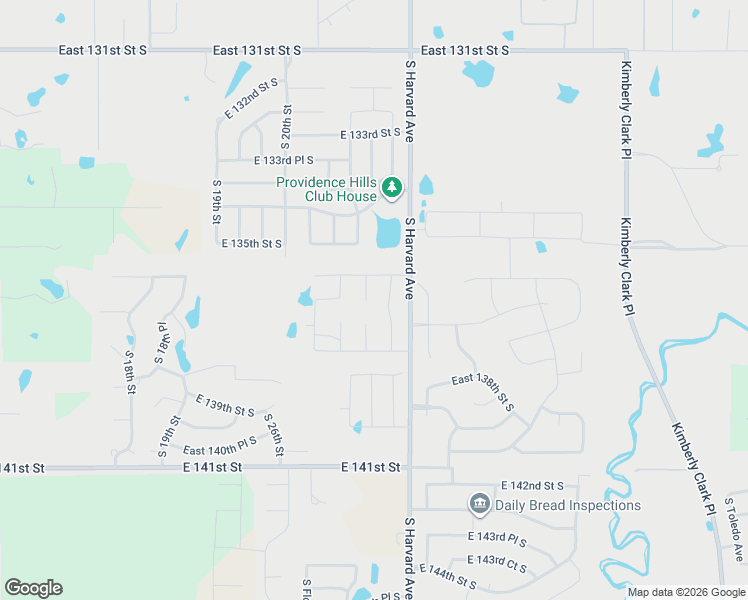 map of restaurants, bars, coffee shops, grocery stores, and more near 13572-13822 South 33rd East Avenue in Bixby