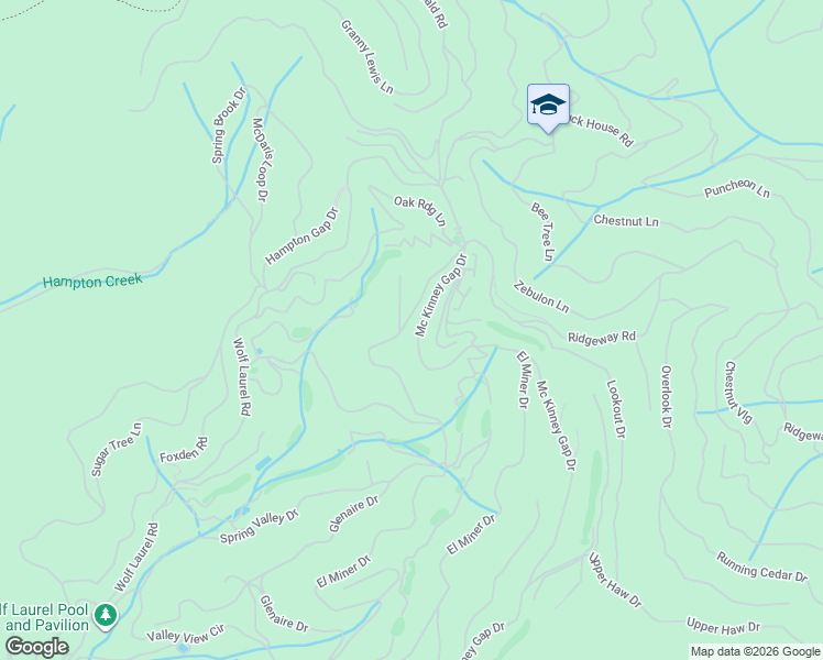 map of restaurants, bars, coffee shops, grocery stores, and more near 1065 Oakridge Lane in Mars Hill