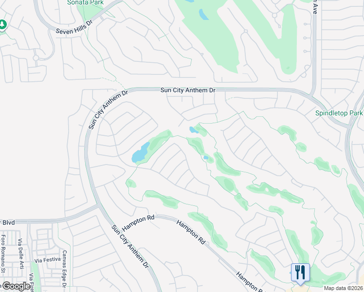 map of restaurants, bars, coffee shops, grocery stores, and more near 2900 Forest Grove Drive in Henderson