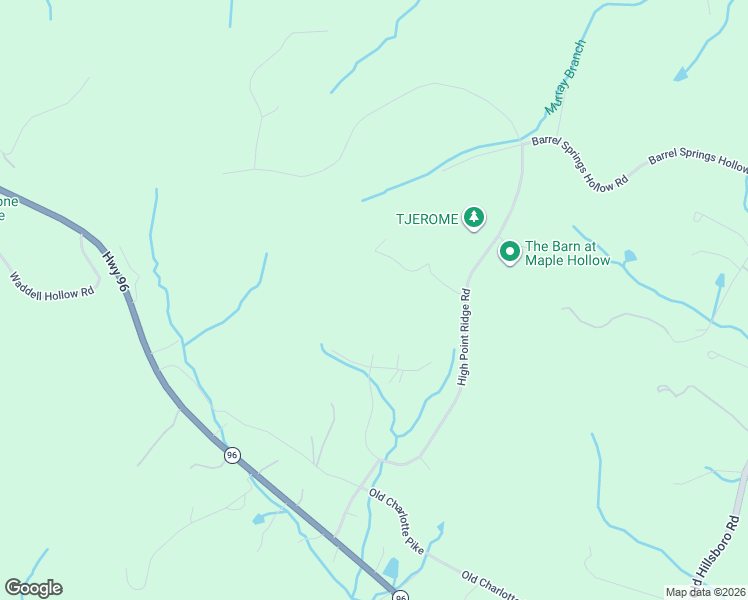 map of restaurants, bars, coffee shops, grocery stores, and more near 218 Forest Ridge Court in Franklin