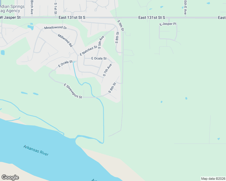 map of restaurants, bars, coffee shops, grocery stores, and more near 901 East Rochester Street in Broken Arrow