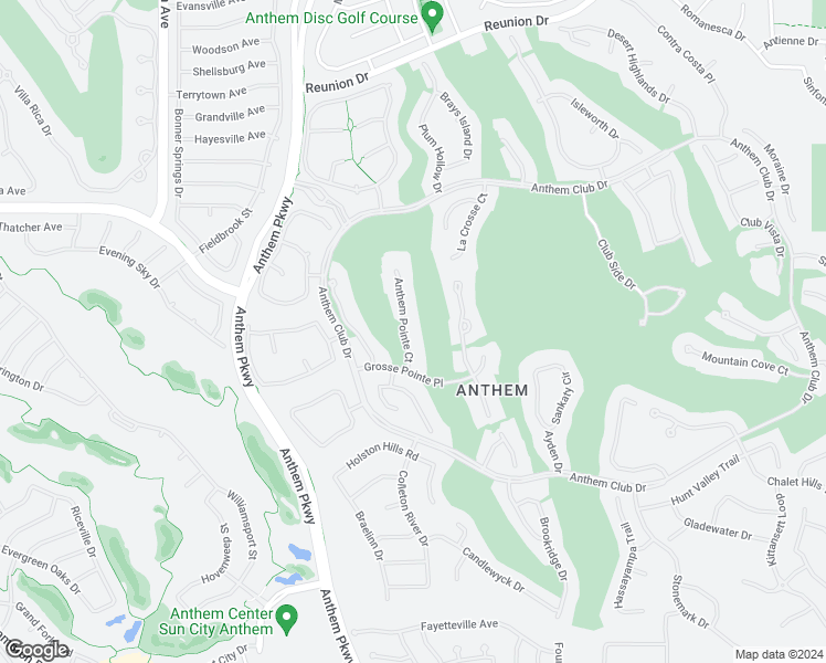 map of restaurants, bars, coffee shops, grocery stores, and more near 16 Anthem Pointe Court in Henderson