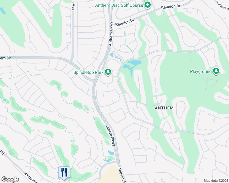 map of restaurants, bars, coffee shops, grocery stores, and more near 117 Emerald Dunes Circle in Henderson