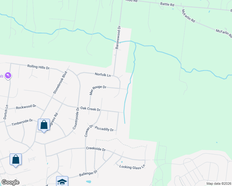 map of restaurants, bars, coffee shops, grocery stores, and more near 247 Norfolk Lane in Nolensville