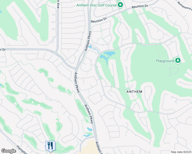 map of restaurants, bars, coffee shops, grocery stores, and more near 120 Emerald Dunes Circle in Henderson