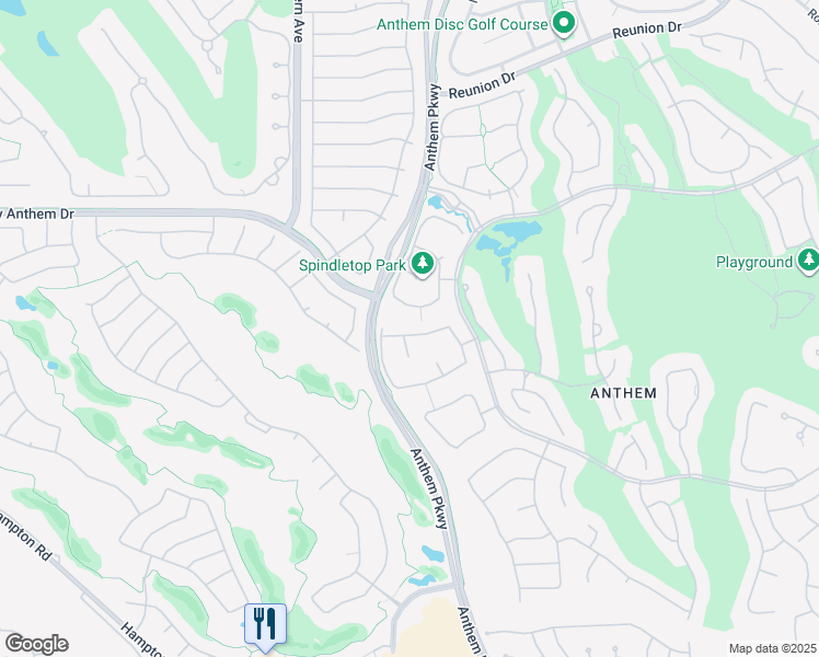 map of restaurants, bars, coffee shops, grocery stores, and more near 94 Emerald Dunes Circle in Henderson