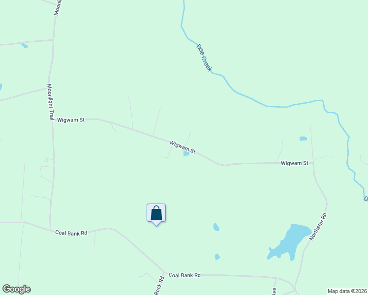 map of restaurants, bars, coffee shops, grocery stores, and more near Wigwam Street in White County