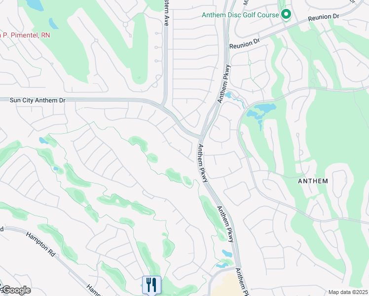 map of restaurants, bars, coffee shops, grocery stores, and more near 2584 Evening Sky Drive in Henderson