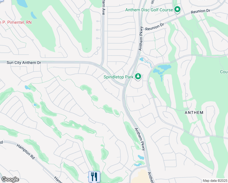 map of restaurants, bars, coffee shops, grocery stores, and more near 2584 Evening Sky Drive in Henderson