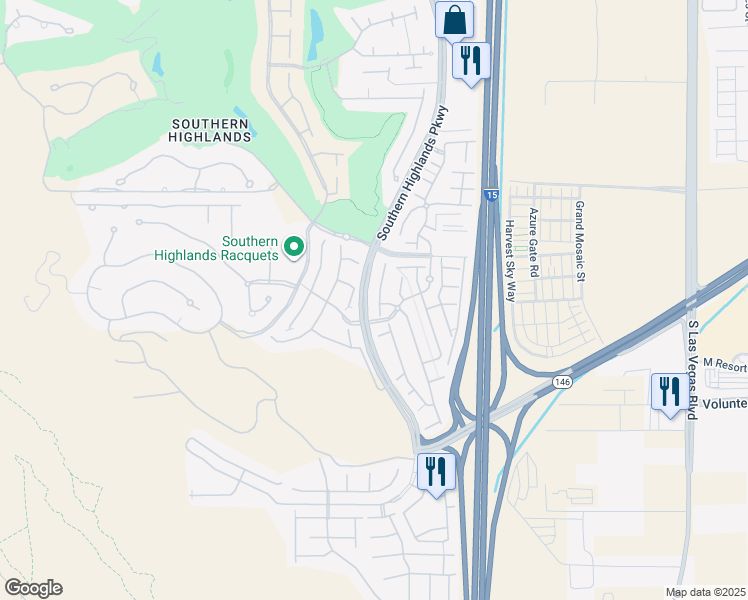 map of restaurants, bars, coffee shops, grocery stores, and more near 12363 Silvana Street in Las Vegas