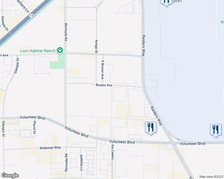 map of restaurants, bars, coffee shops, grocery stores, and more near 1050 Chaparral in Henderson