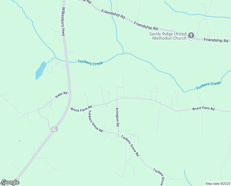 map of restaurants, bars, coffee shops, grocery stores, and more near 201 Bruce Farm Road in Statesville