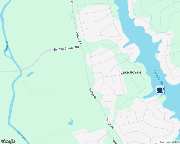 map of restaurants, bars, coffee shops, grocery stores, and more near 354 Shawnee Drive in Louisburg