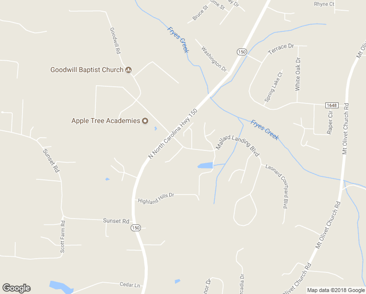 map of restaurants, bars, coffee shops, grocery stores, and more near 100 Mallard Landing Boulevard in Clemmons