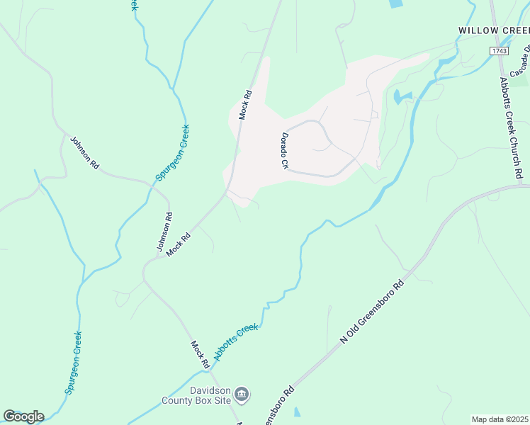 map of restaurants, bars, coffee shops, grocery stores, and more near 1258 Mock Road in High Point