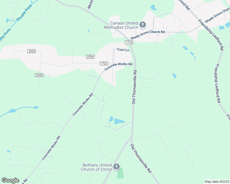map of restaurants, bars, coffee shops, grocery stores, and more near 295 Williamsburg Road in Winston-Salem